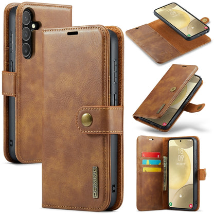 Samsung Galaxy S24+ 5G Leather Wallet Case - Detachable & Magnetic - Card Slots