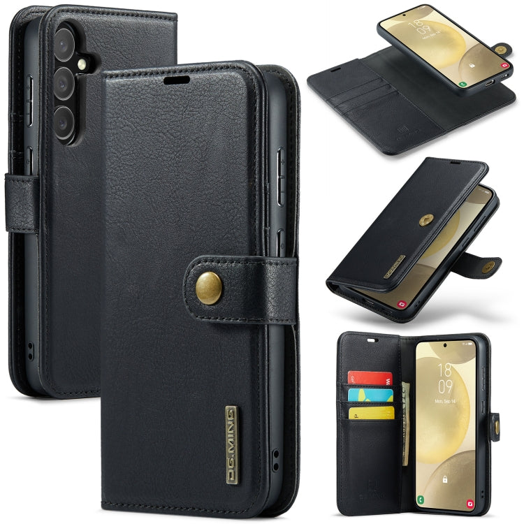 Samsung Galaxy S24+ 5G Leather Wallet Case - Detachable & Magnetic - Card Slots