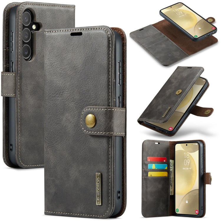 Samsung Galaxy S24 5G Leather Wallet Case - Detachable & Magnetic - Card Slots