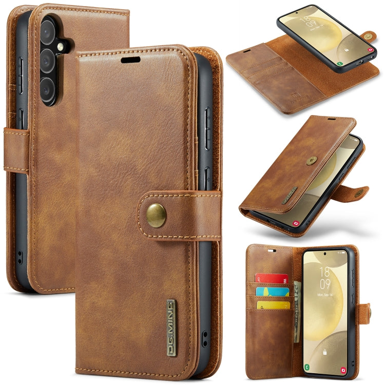 Samsung Galaxy S24 5G Leather Wallet Case - Detachable & Magnetic - Card Slots