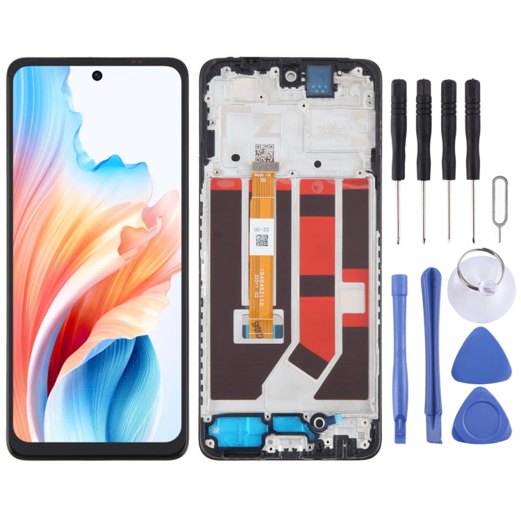 OPPO A79 5G LCD Screen Digitizer Full Assembly with Frame - OEM Replacement Part for Repair