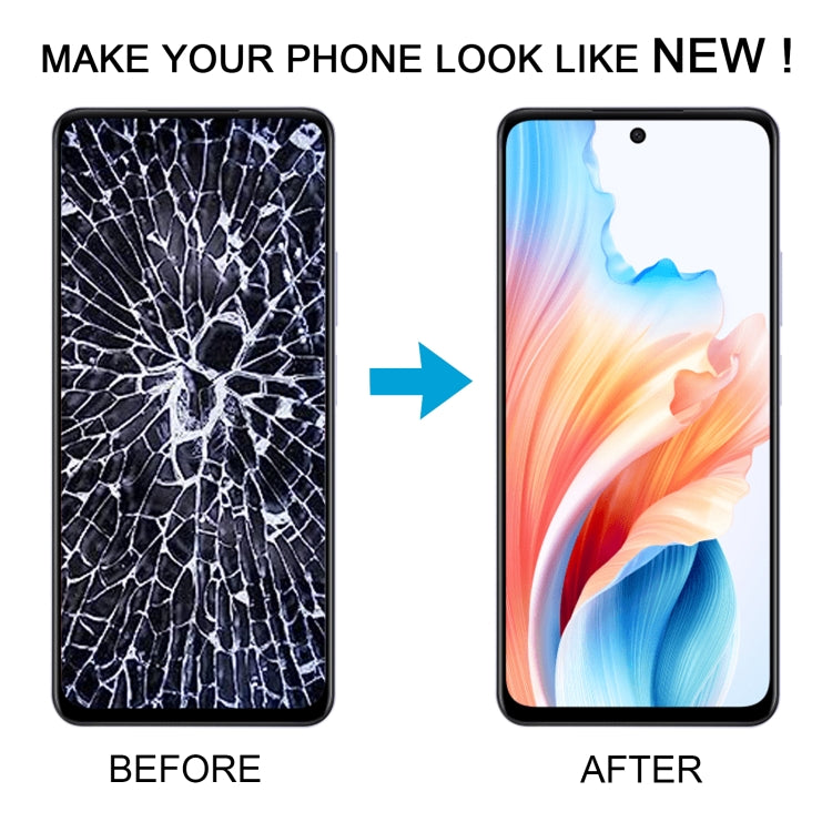 OPPO A79 5G LCD Screen Digitizer Full Assembly with Frame - OEM Replacement Part for Repair