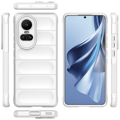 OPPO Reno10 5G Global Magic Shield TPU + Flannel Phone Case - Stylish, Durable, and Lightweight Protection