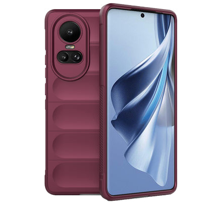 OPPO Reno10 5G Global Magic Shield TPU + Flannel Phone Case - Stylish, Durable, and Lightweight Protection