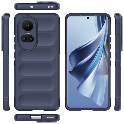 OPPO Reno10 5G Global Magic Shield TPU + Flannel Phone Case - Stylish, Durable, and Lightweight Protection