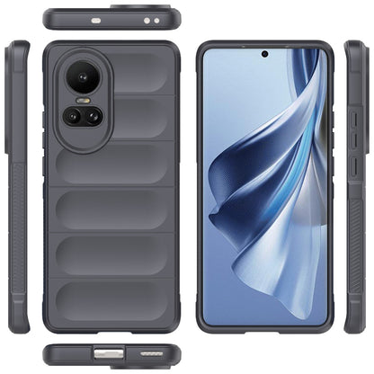 OPPO Reno10 5G Global Magic Shield TPU + Flannel Phone Case - Stylish, Durable, and Lightweight Protection