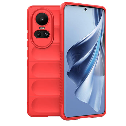 OPPO Reno10 5G Global Magic Shield TPU + Flannel Phone Case - Stylish, Durable, and Lightweight Protection