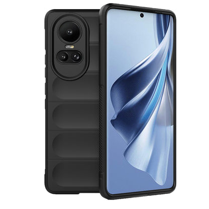OPPO Reno10 5G Global Magic Shield TPU + Flannel Phone Case - Stylish, Durable, and Lightweight Protection