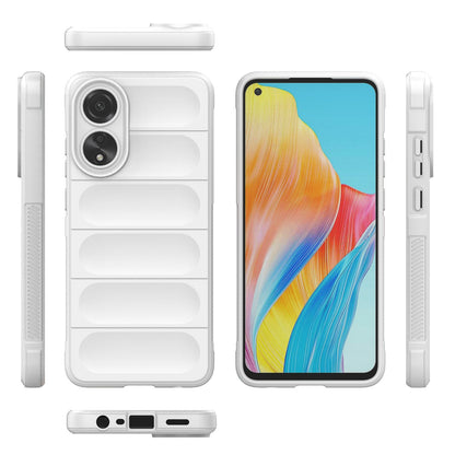 OPPO A78 4G Global Magic Shield TPU + Flannel Phone Case - Stylish, Durable, and Lightweight Protection