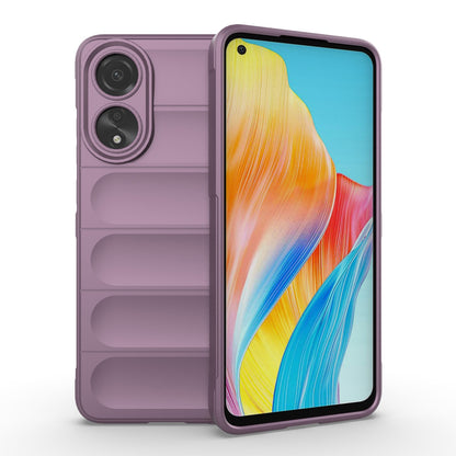 OPPO A78 4G Global Magic Shield TPU + Flannel Phone Case - Stylish, Durable, and Lightweight Protection