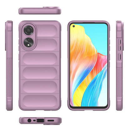 OPPO A78 4G Global Magic Shield TPU + Flannel Phone Case - Stylish, Durable, and Lightweight Protection