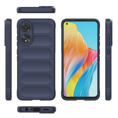 OPPO A78 4G Global Magic Shield TPU + Flannel Phone Case - Stylish, Durable, and Lightweight Protection