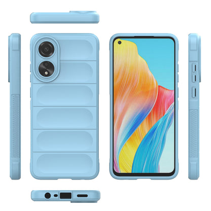 OPPO A78 4G Global Magic Shield TPU + Flannel Phone Case - Stylish, Durable, and Lightweight Protection