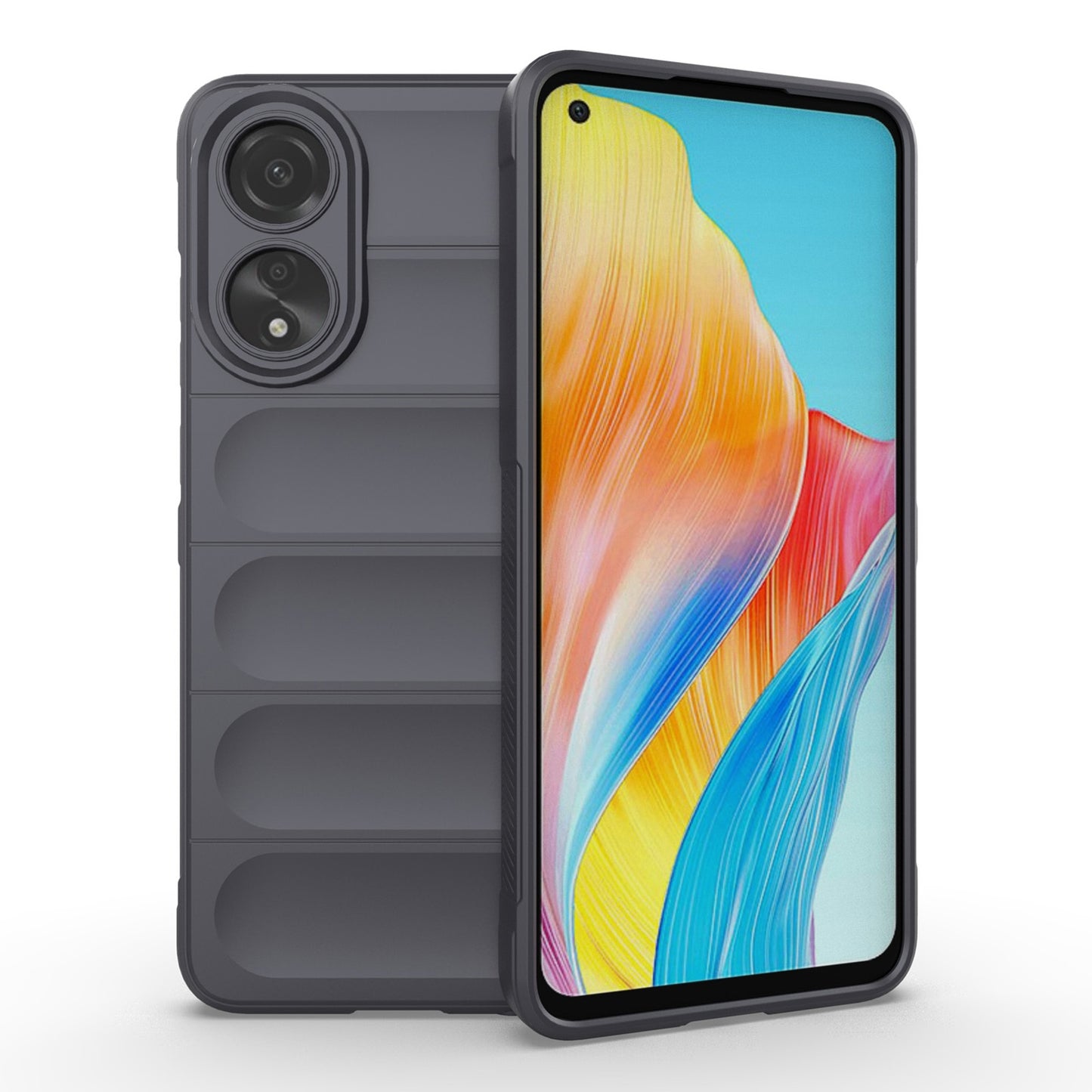 OPPO A78 4G Global Magic Shield TPU + Flannel Phone Case - Stylish, Durable, and Lightweight Protection