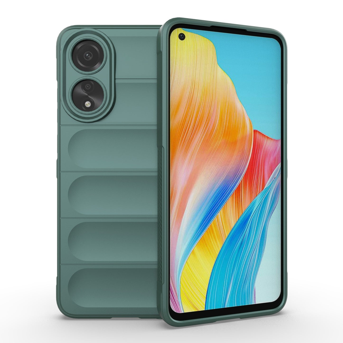 OPPO A78 4G Global Magic Shield TPU + Flannel Phone Case - Stylish, Durable, and Lightweight Protection