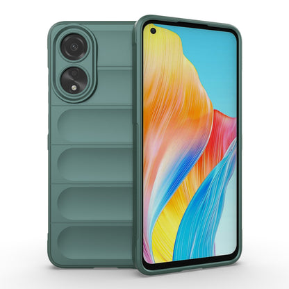 OPPO A78 4G Global Magic Shield TPU + Flannel Phone Case - Stylish, Durable, and Lightweight Protection