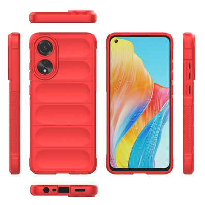 OPPO A78 4G Global Magic Shield TPU + Flannel Phone Case - Stylish, Durable, and Lightweight Protection
