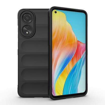 OPPO A78 4G Global Magic Shield TPU + Flannel Phone Case - Stylish, Durable, and Lightweight Protection