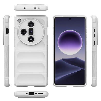 OPPO Find X7 5G Magic Shield TPU + Flannel Phone Case - Stylish, Durable, and Lightweight Protection