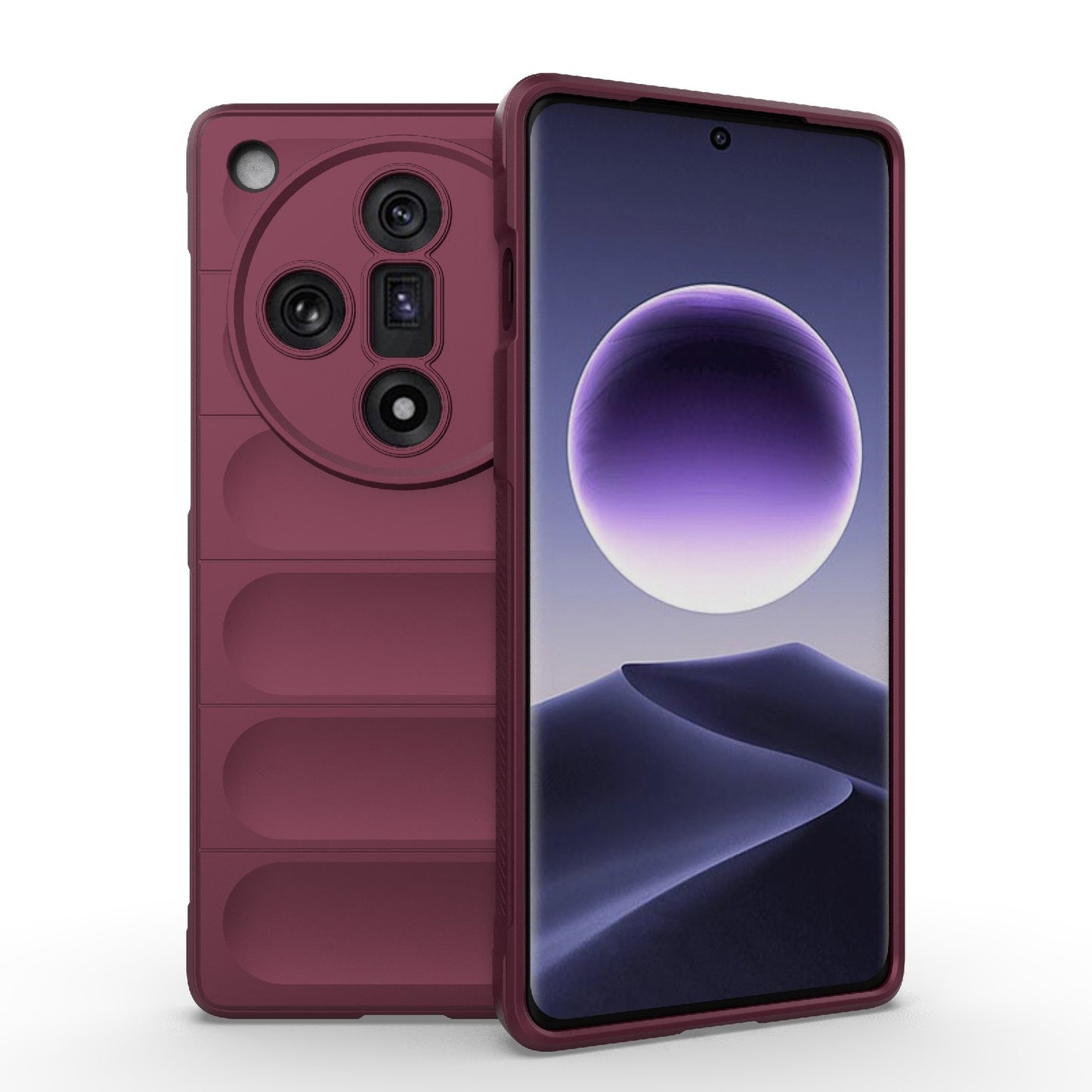 OPPO Find X7 5G Magic Shield TPU + Flannel Phone Case - Stylish, Durable, and Lightweight Protection
