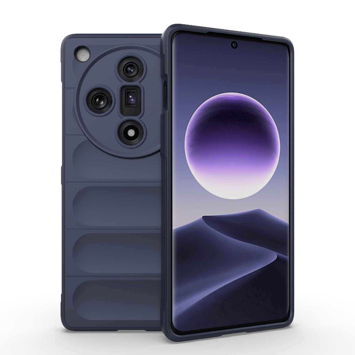 OPPO Find X7 5G Magic Shield TPU + Flannel Phone Case - Stylish, Durable, and Lightweight Protection