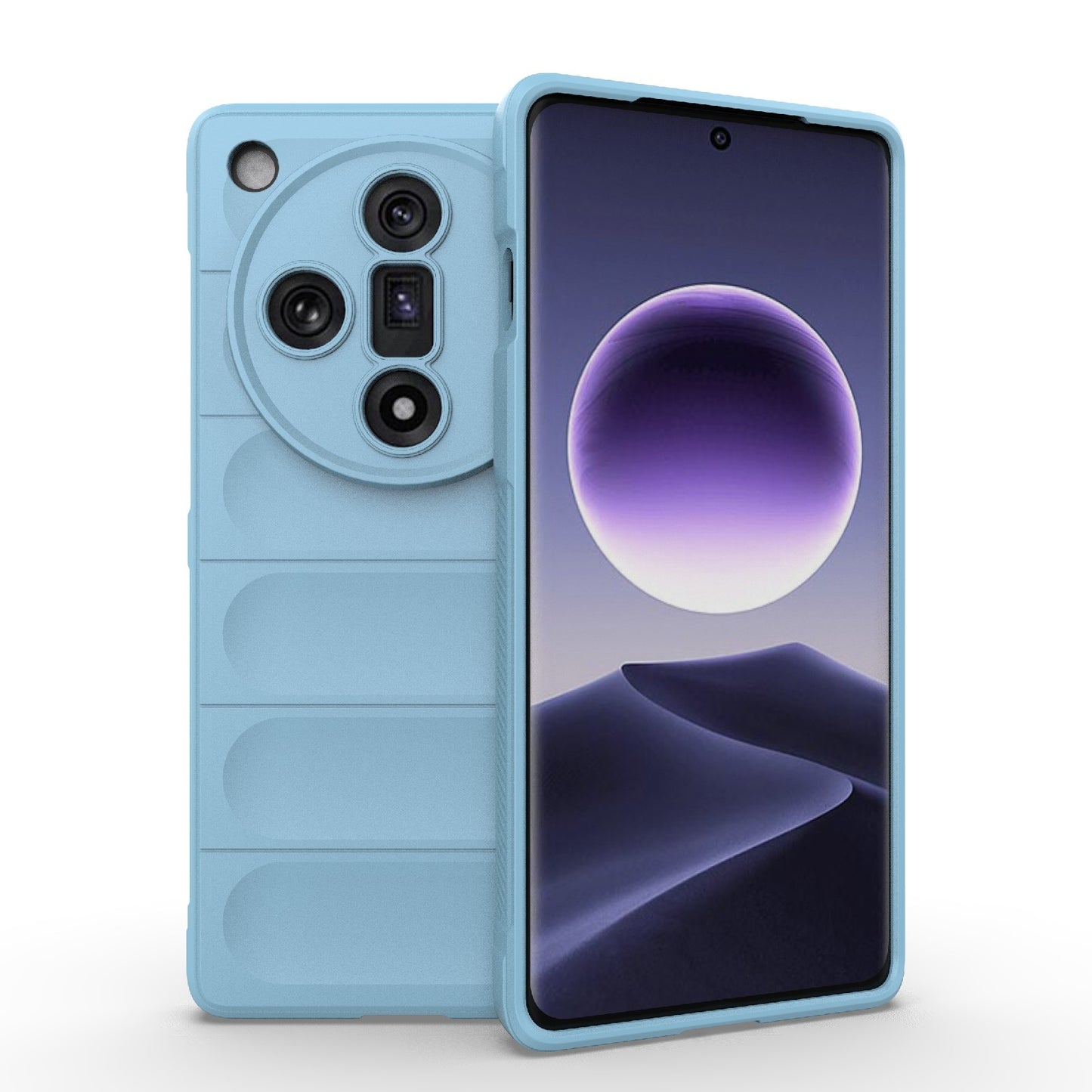 OPPO Find X7 5G Magic Shield TPU + Flannel Phone Case - Stylish, Durable, and Lightweight Protection