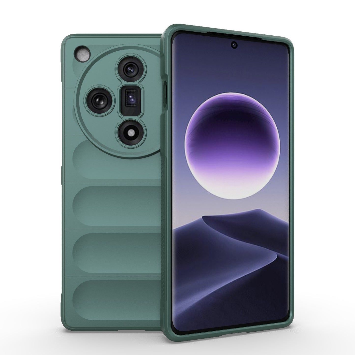 OPPO Find X7 5G Magic Shield TPU + Flannel Phone Case - Stylish, Durable, and Lightweight Protection