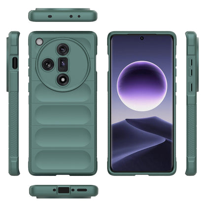 OPPO Find X7 5G Magic Shield TPU + Flannel Phone Case - Stylish, Durable, and Lightweight Protection