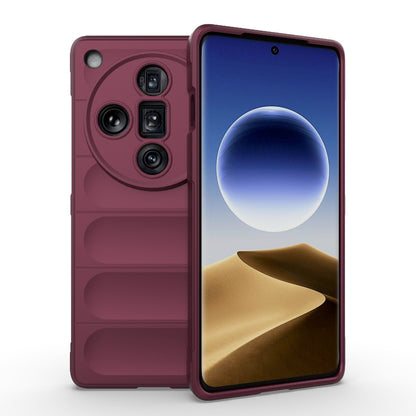 OPPO Find X7 Ultra 5G Magic Shield TPU + Flannel Phone Case - Stylish, Durable, and Lightweight Protection