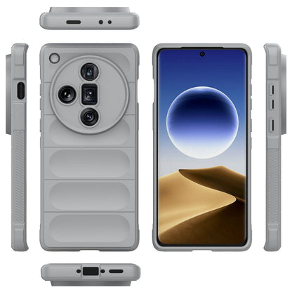 OPPO Find X7 Ultra 5G Magic Shield TPU + Flannel Phone Case - Stylish, Durable, and Lightweight Protection