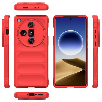 OPPO Find X7 Ultra 5G Magic Shield TPU + Flannel Phone Case - Stylish, Durable, and Lightweight Protection