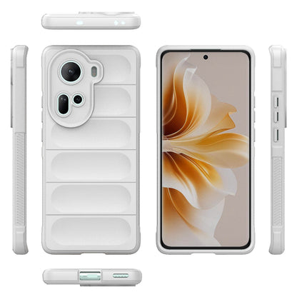 OPPO Reno11 5G Global Magic Shield TPU + Flannel Phone Case - Stylish, Durable, and Lightweight Protection