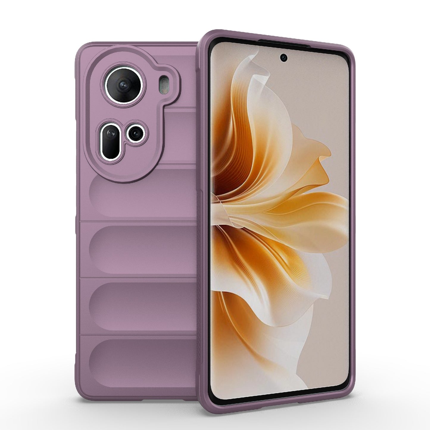 OPPO Reno11 5G Global Magic Shield TPU + Flannel Phone Case - Stylish, Durable, and Lightweight Protection