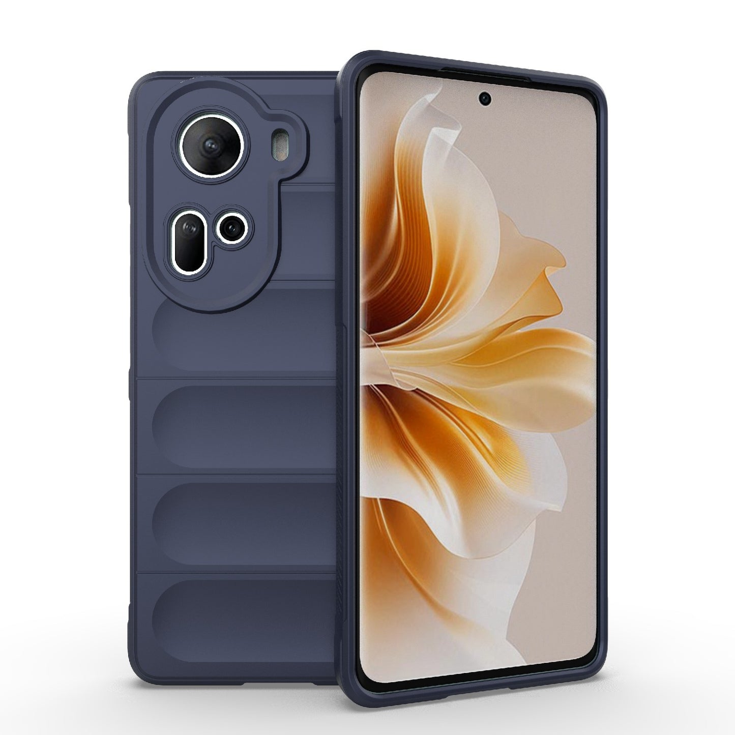 OPPO Reno11 5G Global Magic Shield TPU + Flannel Phone Case - Stylish, Durable, and Lightweight Protection