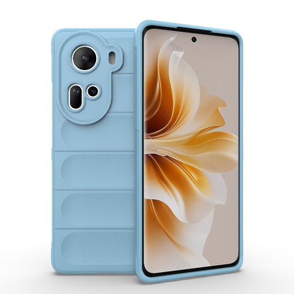 OPPO Reno11 5G Global Magic Shield TPU + Flannel Phone Case - Stylish, Durable, and Lightweight Protection