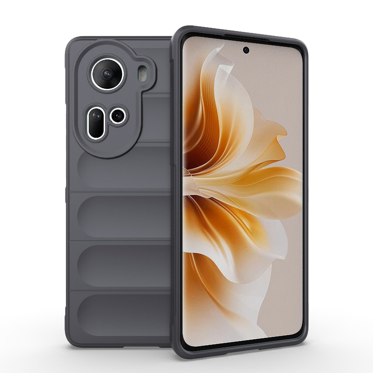 OPPO Reno11 5G Global Magic Shield TPU + Flannel Phone Case - Stylish, Durable, and Lightweight Protection