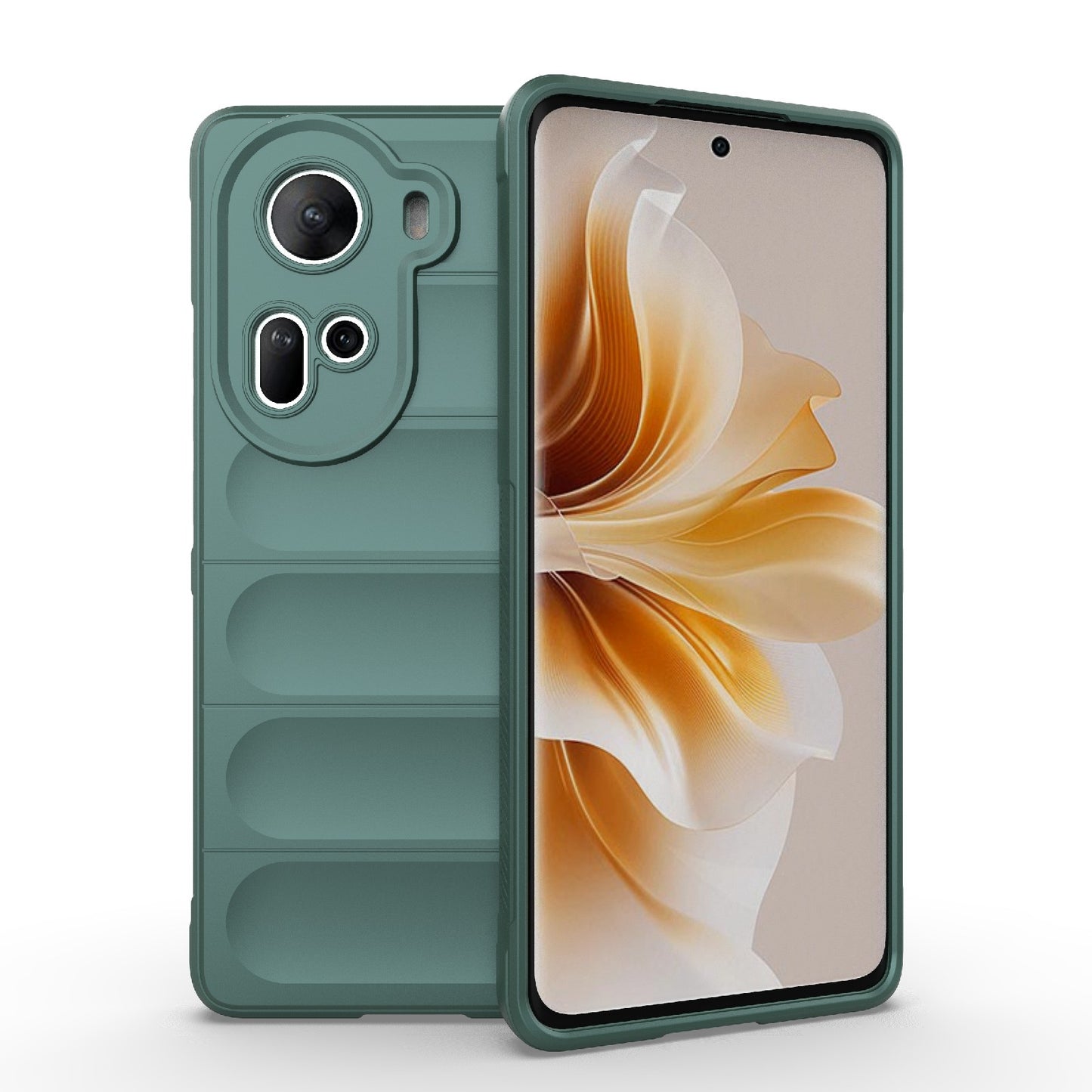 OPPO Reno11 5G Global Magic Shield TPU + Flannel Phone Case - Stylish, Durable, and Lightweight Protection