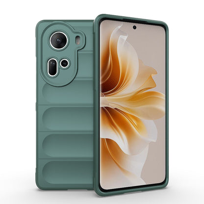 OPPO Reno11 5G Global Magic Shield TPU + Flannel Phone Case - Stylish, Durable, and Lightweight Protection