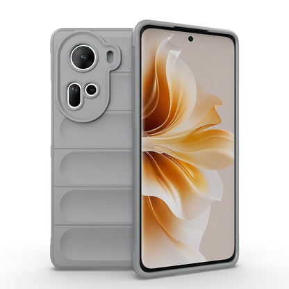OPPO Reno11 5G Global Magic Shield TPU + Flannel Phone Case - Stylish, Durable, and Lightweight Protection