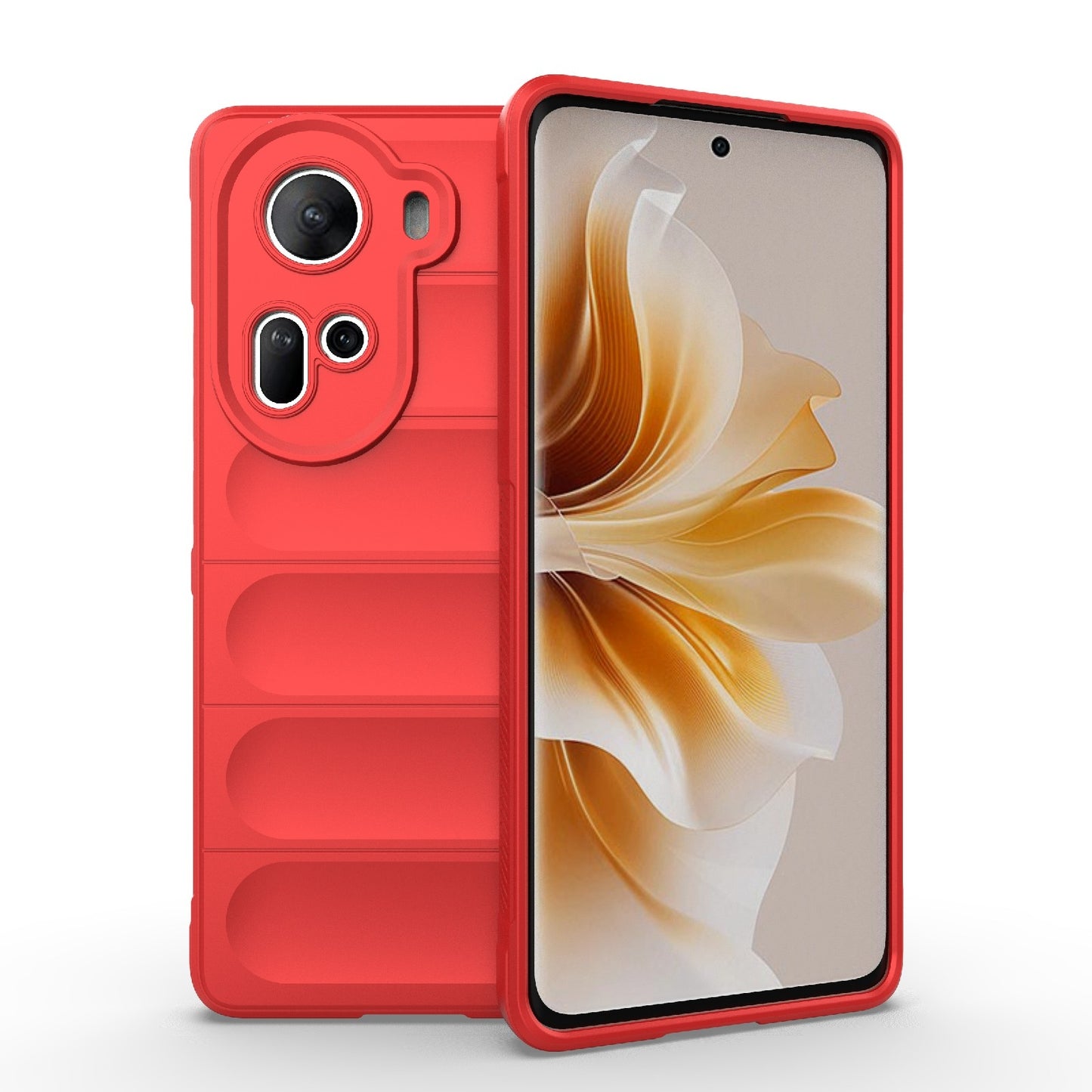OPPO Reno11 5G Global Magic Shield TPU + Flannel Phone Case - Stylish, Durable, and Lightweight Protection