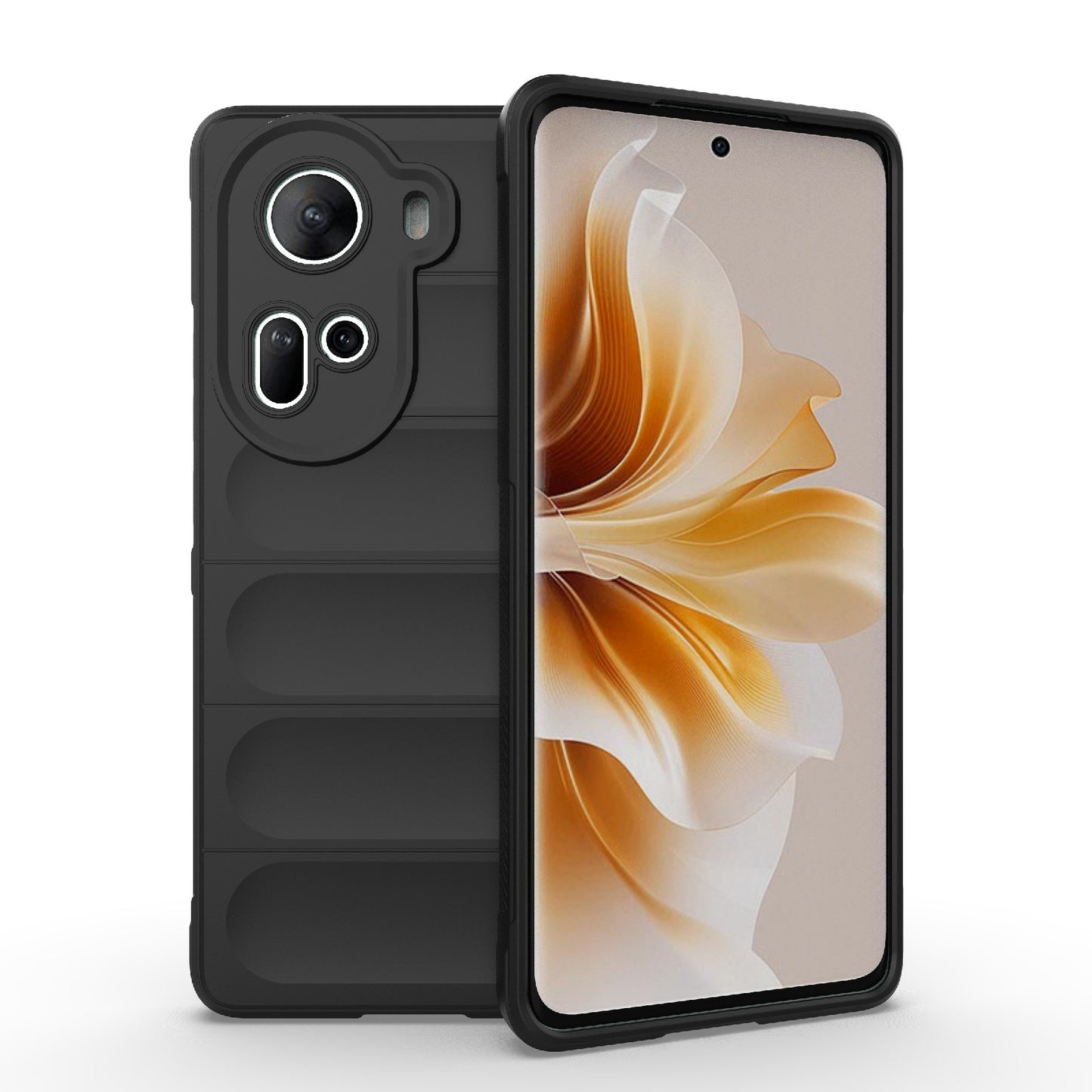 OPPO Reno11 5G Global Magic Shield TPU + Flannel Phone Case - Stylish, Durable, and Lightweight Protection