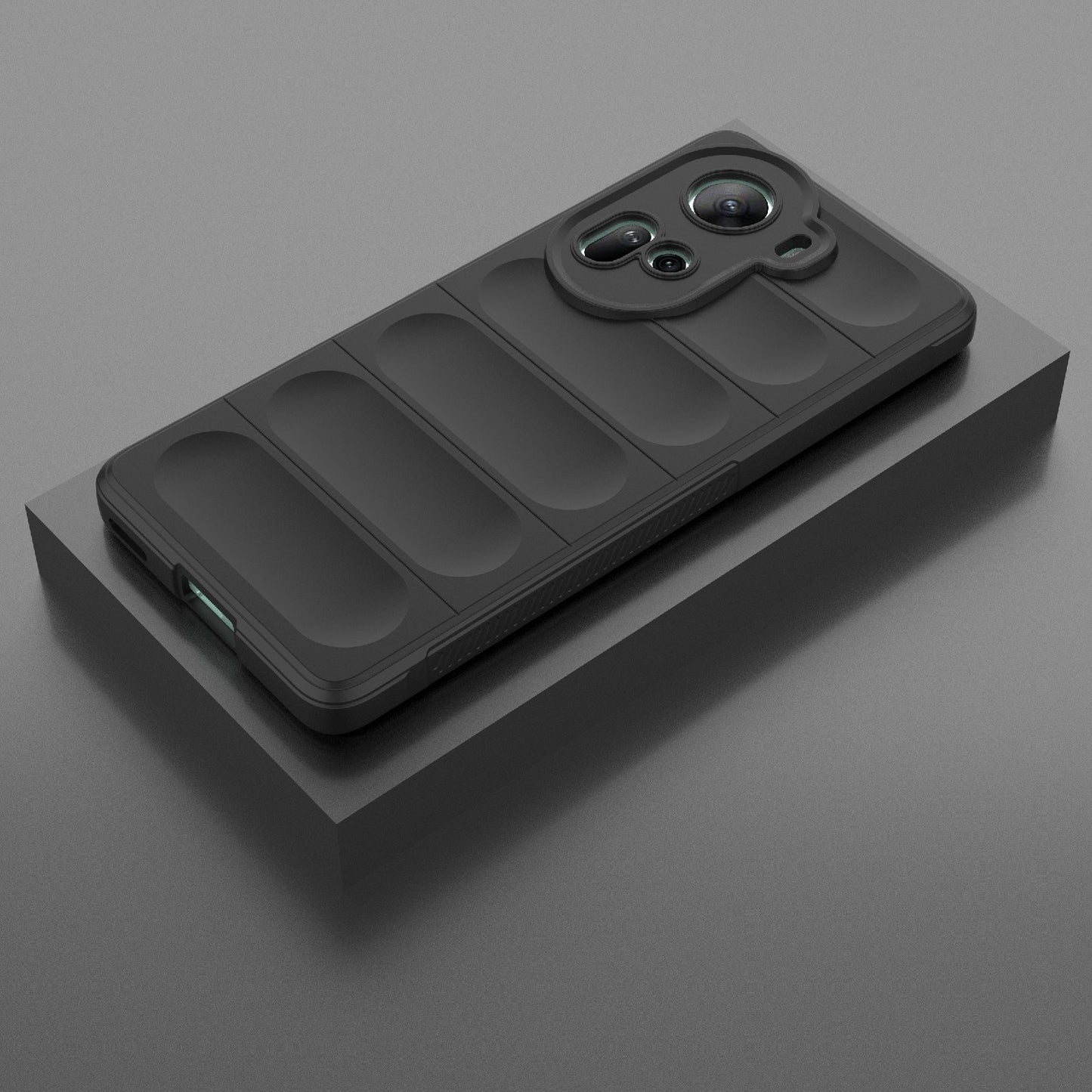 OPPO Reno11 5G Global Magic Shield TPU + Flannel Phone Case - Stylish, Durable, and Lightweight Protection