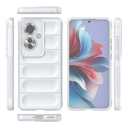 OPPO Reno11 F 5G Global Magic Shield TPU + Flannel Phone Case - Stylish, Durable, and Lightweight Protection