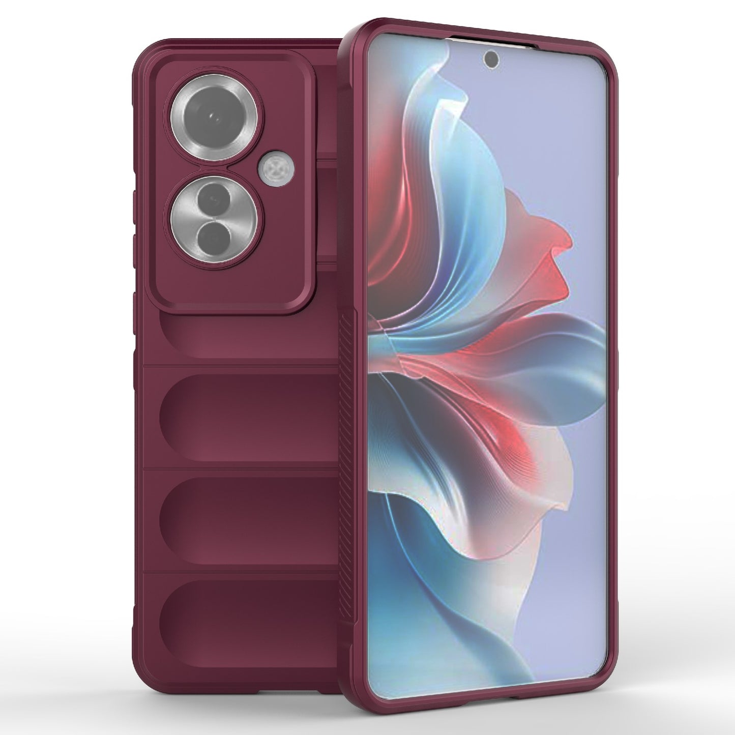 OPPO Reno11 F 5G Global Magic Shield TPU + Flannel Phone Case - Stylish, Durable, and Lightweight Protection