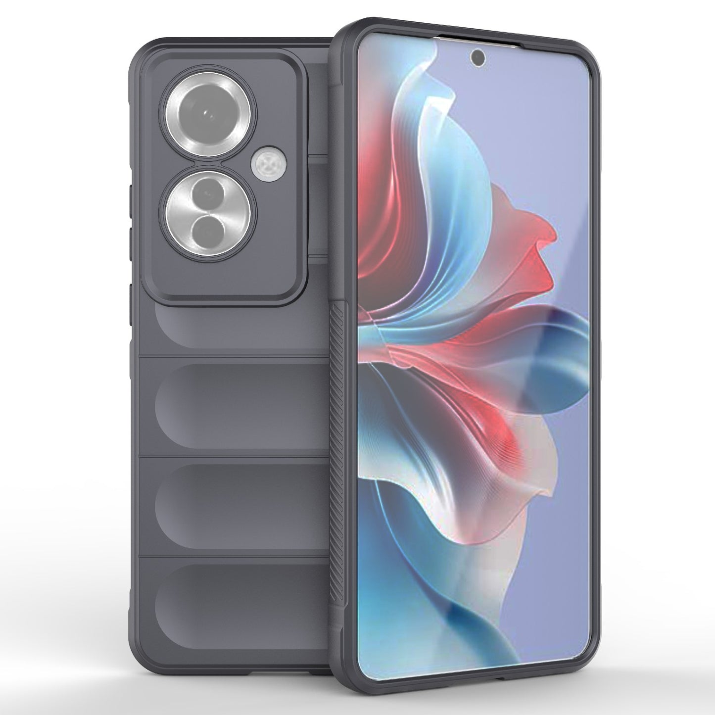 OPPO Reno11 F 5G Global Magic Shield TPU + Flannel Phone Case - Stylish, Durable, and Lightweight Protection