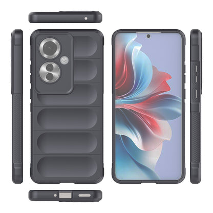 OPPO Reno11 F 5G Global Magic Shield TPU + Flannel Phone Case - Stylish, Durable, and Lightweight Protection