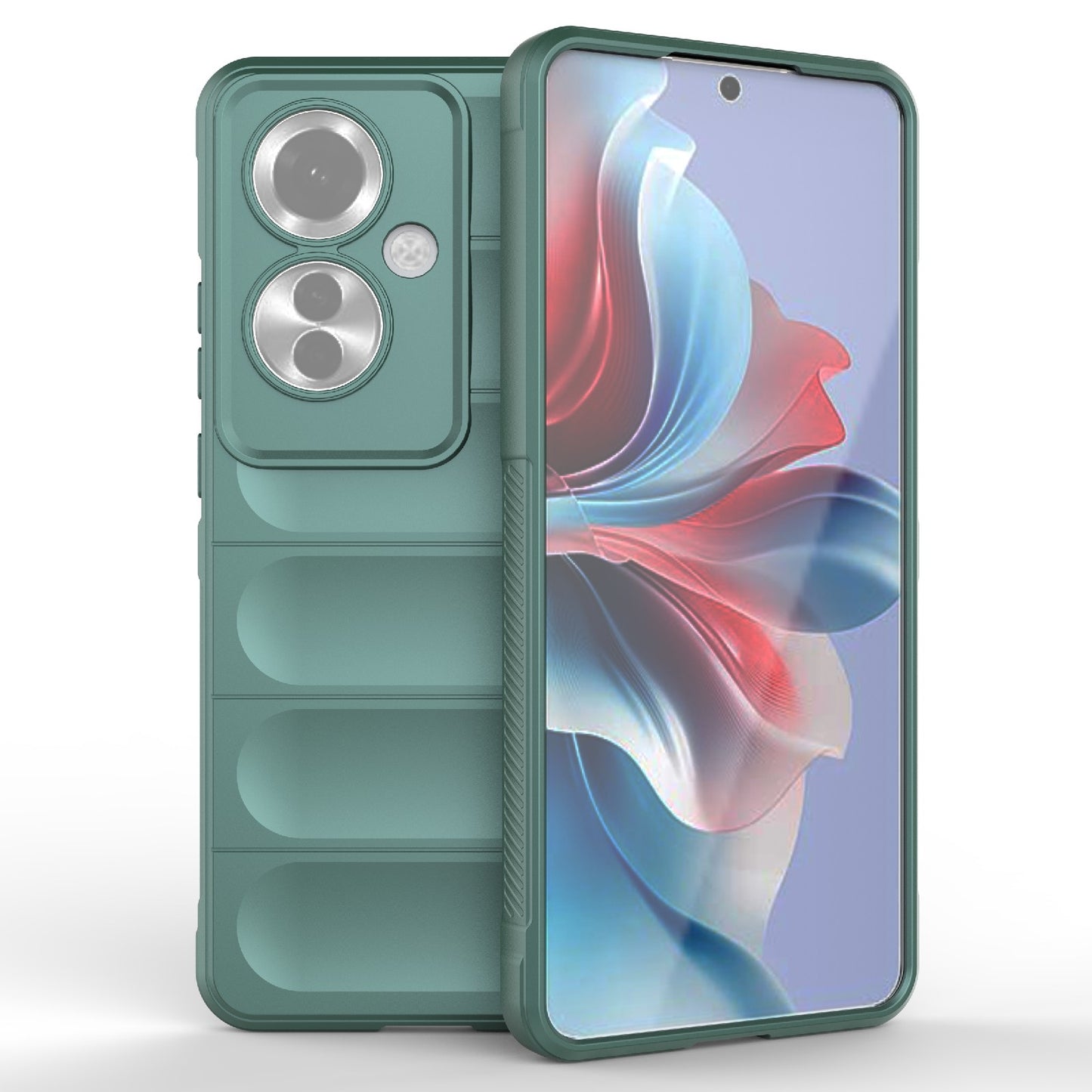 OPPO Reno11 F 5G Global Magic Shield TPU + Flannel Phone Case - Stylish, Durable, and Lightweight Protection