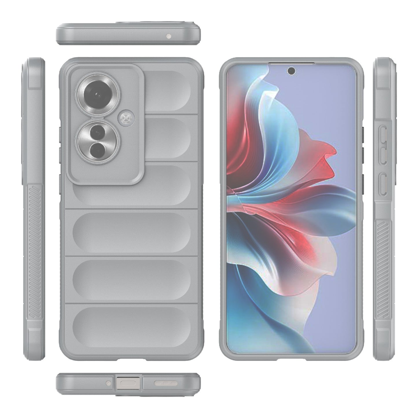 OPPO Reno11 F 5G Global Magic Shield TPU + Flannel Phone Case - Stylish, Durable, and Lightweight Protection
