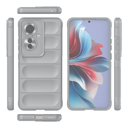 OPPO Reno11 F 5G Global Magic Shield TPU + Flannel Phone Case - Stylish, Durable, and Lightweight Protection