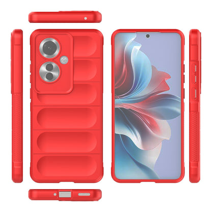 OPPO Reno11 F 5G Global Magic Shield TPU + Flannel Phone Case - Stylish, Durable, and Lightweight Protection